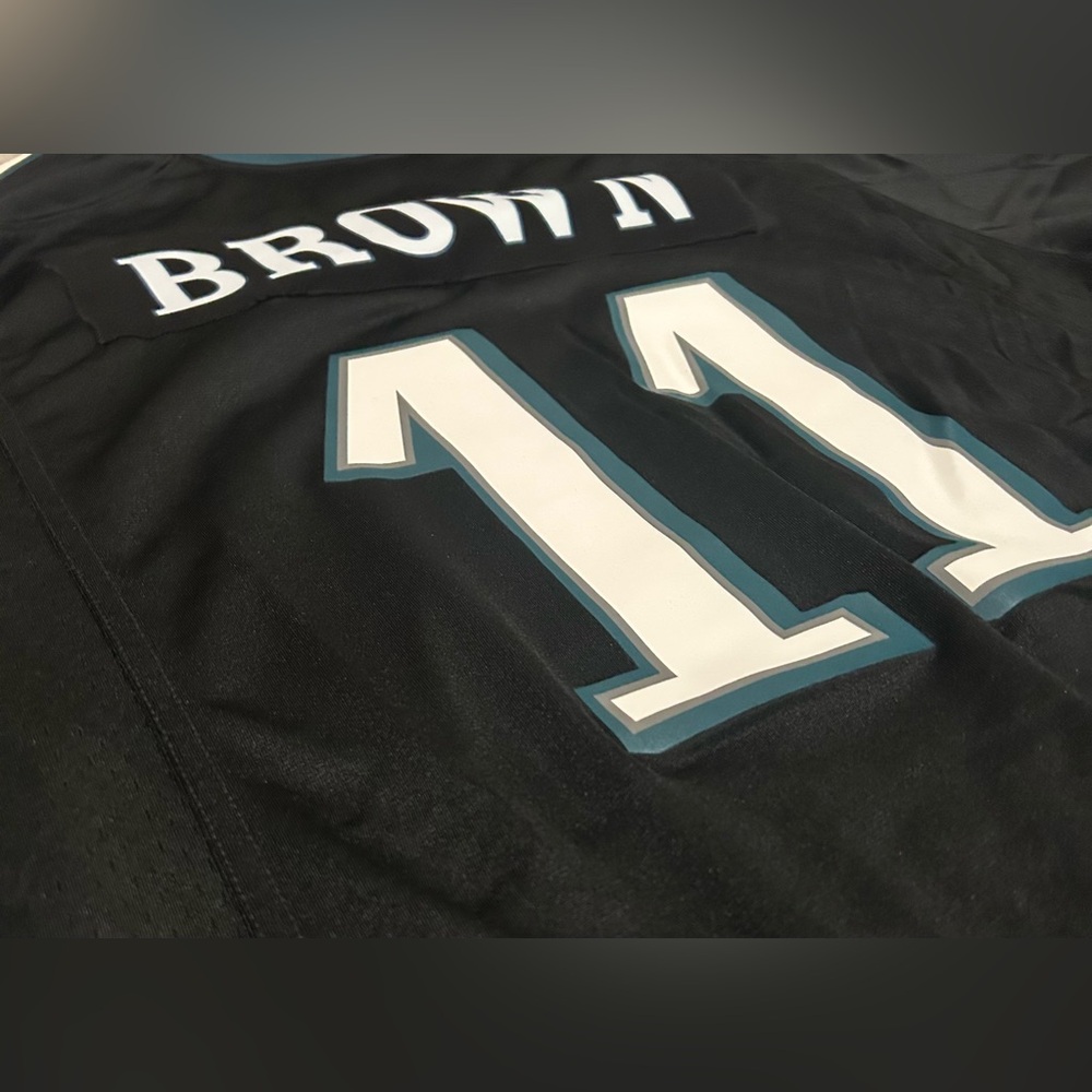 Nike Authentic On Field Philadelphia Eagles AJ Brown Black Jersey Men’s Sz: XXL - Picture 7 of 7
